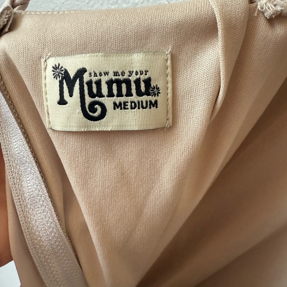 Show Me Your MuMu Godshaw Goddess Gown in Beige - Picture 6 of 7